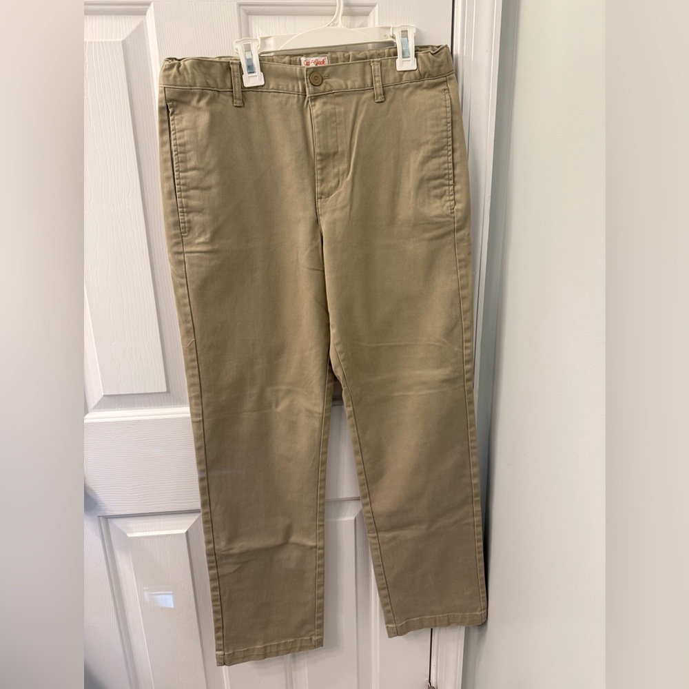 Cat & Jack flat front khakis size 18